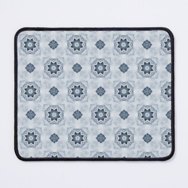 Item preview, Cottage Patchwork Star Mandala Pattern in Blue designed and sold by Artistestella.