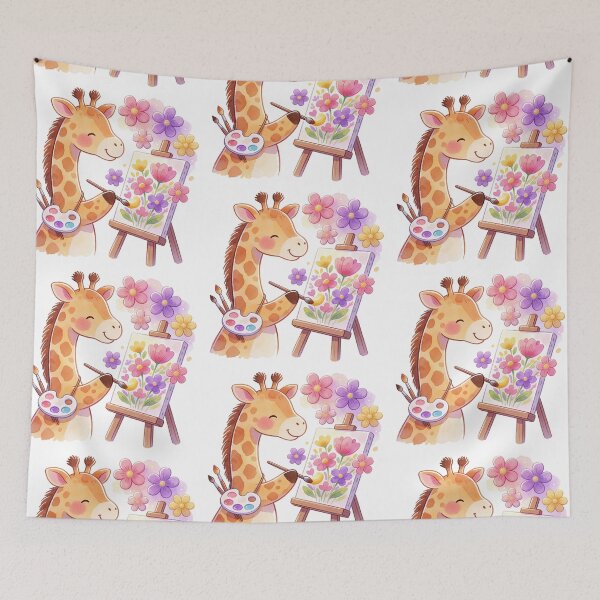 Item preview, Artist Giraffe | Whimsical Creative Dreamer designed and sold by AillustriaAK.