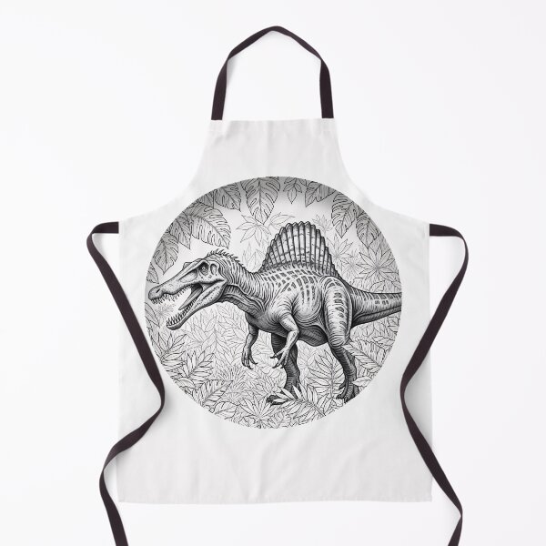 Item preview, Spinosaurus Jungle Line Art designed and sold by PixorStudio.
