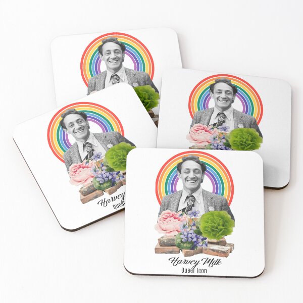 Item preview, Queer Icons - Harvey Milk designed and sold by TheBloomingCat.