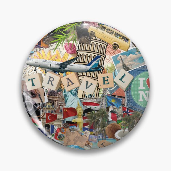 Item preview, Travel Photo Collage Art (Co-Created Design)-Side by Side Studio designed and sold by Side By Side Studio.