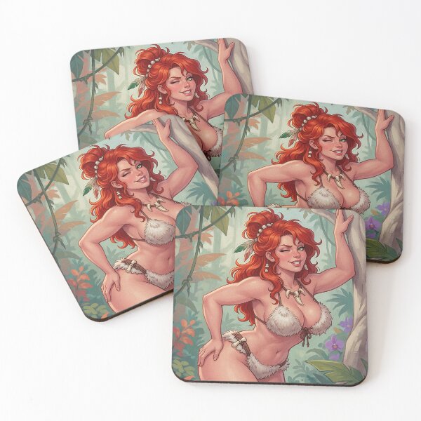Item preview, Jungle Pinup Redhead Not Tamed Yet designed and sold by HappyOops.