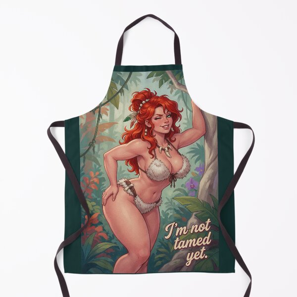 Item preview, Jungle Pinup Redhead Not Tamed Yet designed and sold by HappyOops.