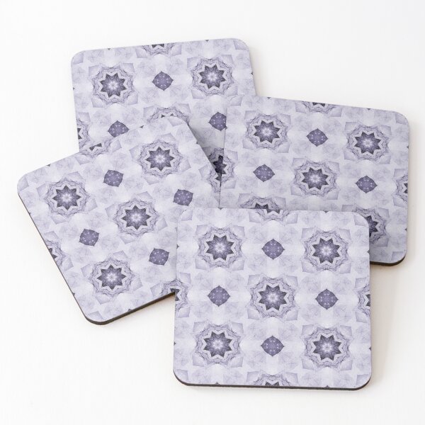 Item preview, Cottage Patchwork Star Mandala Pattern in Purple designed and sold by Artistestella.