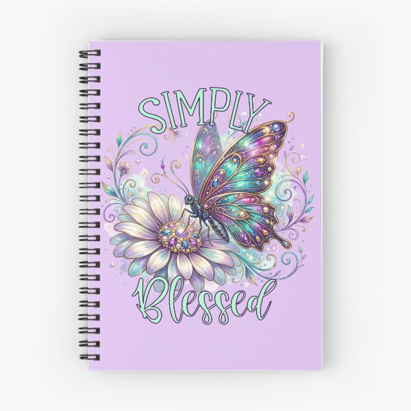 Item preview, Simply Blessed Beautiful Jewel like Butterfly and Flower with jewel center Christian  designed and sold by Lori Richardson.