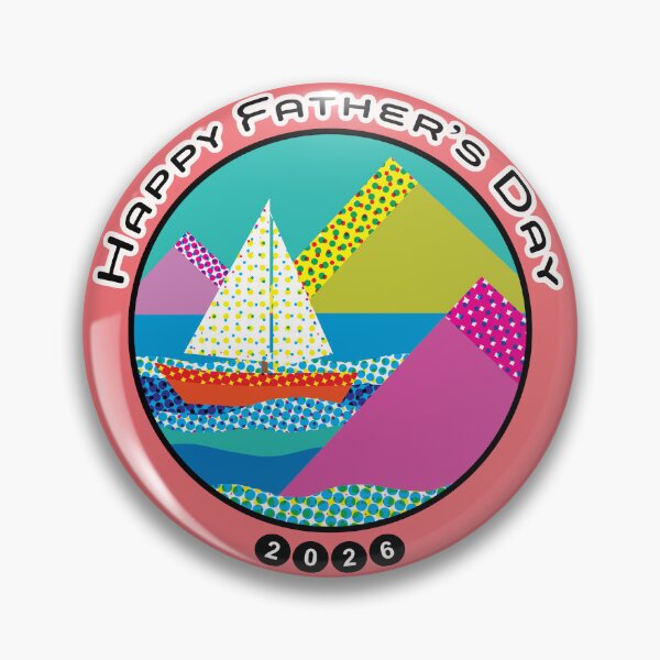 Item preview, Father's Day Op Art Abstract Sailing Seascape designed and sold by cremedecolor.