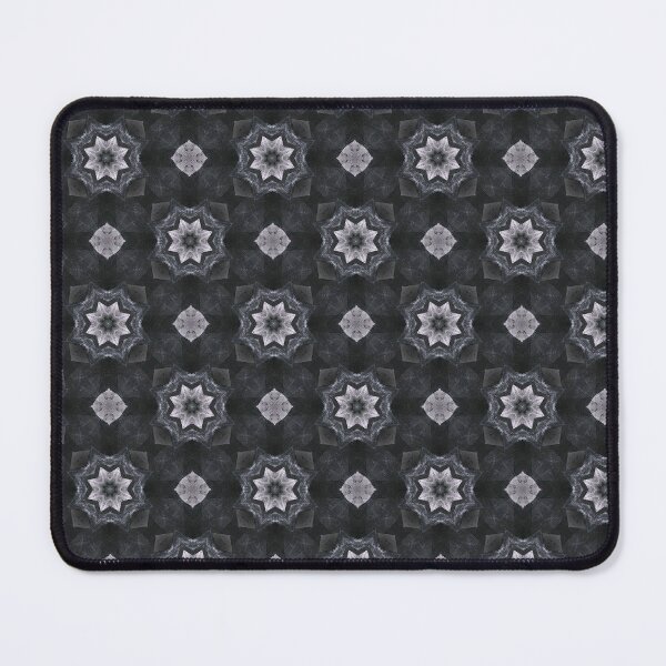 Item preview, Cottage Patchwork Star Mandala Pattern in Black designed and sold by Artistestella.