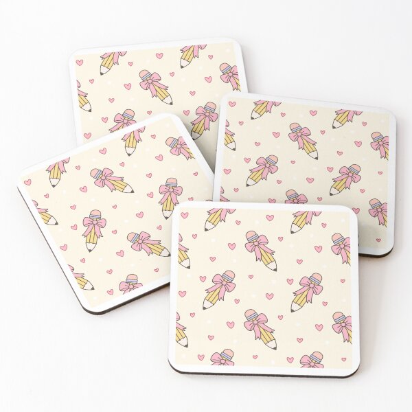Item preview, Bows & Pencils Yellow | Back to School designed and sold by DelicateBalance.