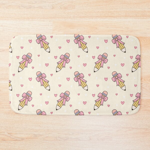 Item preview, Bows & Pencils Yellow | Back to School designed and sold by DelicateBalance.