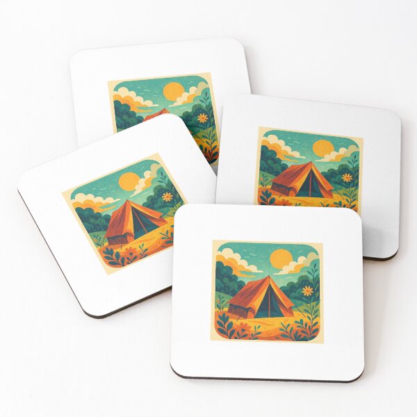 Item preview, Tropical Beach Hibiscus Retro Sticker designed and sold by EmylDesigns.