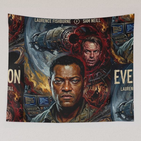 Item preview, Where We’re Going, We Won't Need Eyes – Event Horizon Fine Art Print designed and sold by Art's Diner.