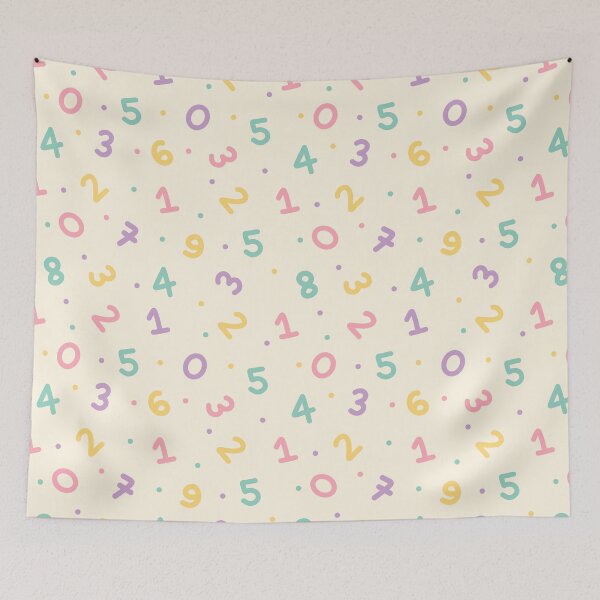 Item preview, Pastel Digits | Back to School designed and sold by DelicateBalance.