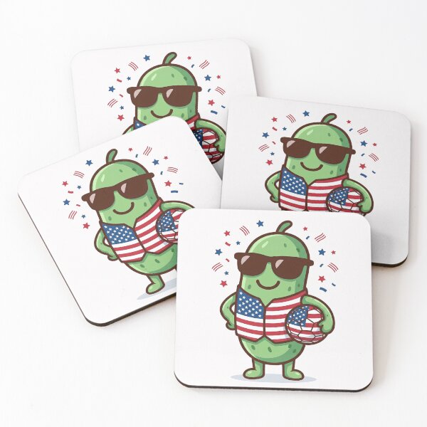 Item preview, USA Soccer Pickle Cool American Football Fan Graphic designed and sold by Basma Designs | Funny Shirts, Stickers & Mugs.
