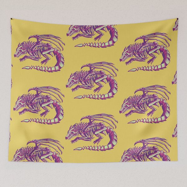 Item preview, Whimsical Dragon Skeleton designed and sold by AnubisAltarArt.
