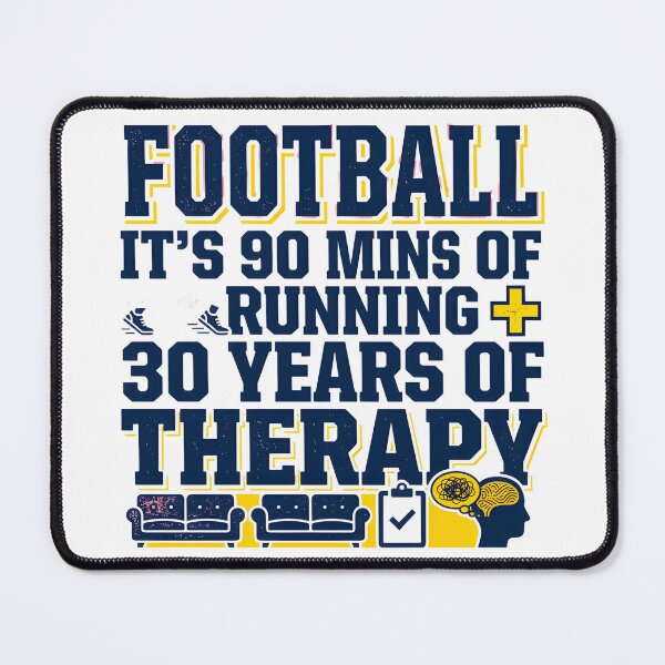 Item preview, Football Running Therapy Humor Design for Fans designed and sold by maplesoulkiller.