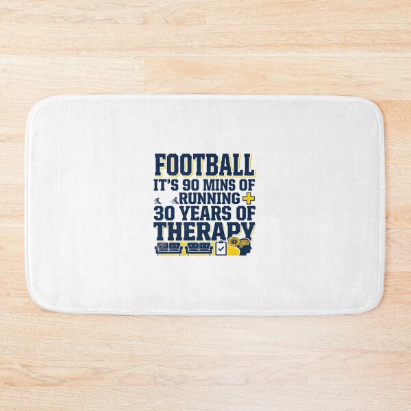 Item preview, Football Running Therapy Humor Design for Fans designed and sold by maplesoulkiller.