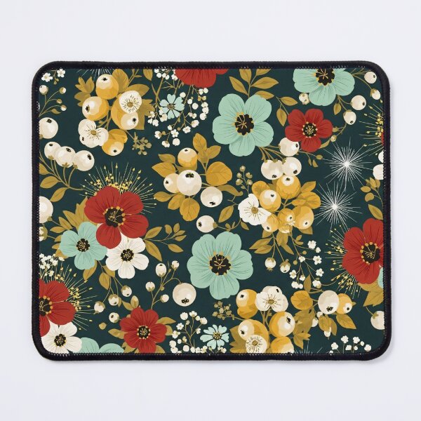 Item preview, Cottagecore Folk Floral Pattern designed and sold by PixorStudio.