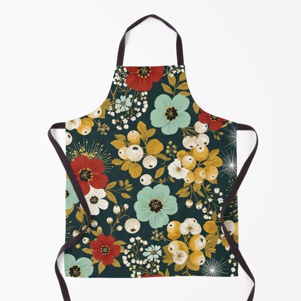 Item preview, Cottagecore Folk Floral Pattern designed and sold by PixorStudio.