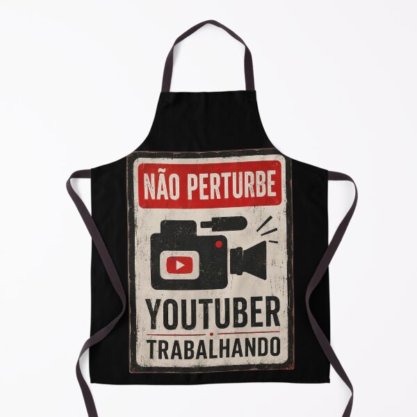 Item preview, Não Perturbe - Youtuber Trabalhando designed and sold by StudioRedKoala.