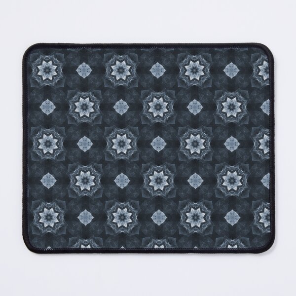 Item preview, Cottage Patchwork Star Mandala Pattern in Navy Blue designed and sold by Artistestella.