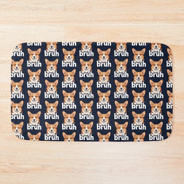 Item preview, Corgi Bruh Funny Dog Lover Meme Cute Art Tee designed and sold by ChinkyCat Official.