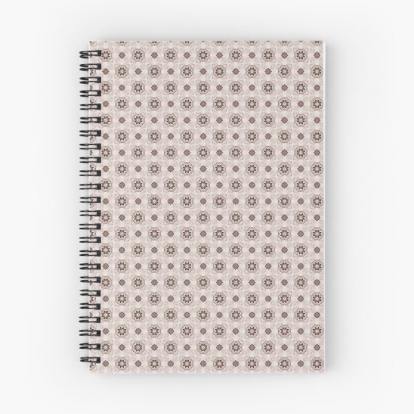 Item preview, Cottage Patchwork Star Mandala Pattern in Brown designed and sold by Artistestella.