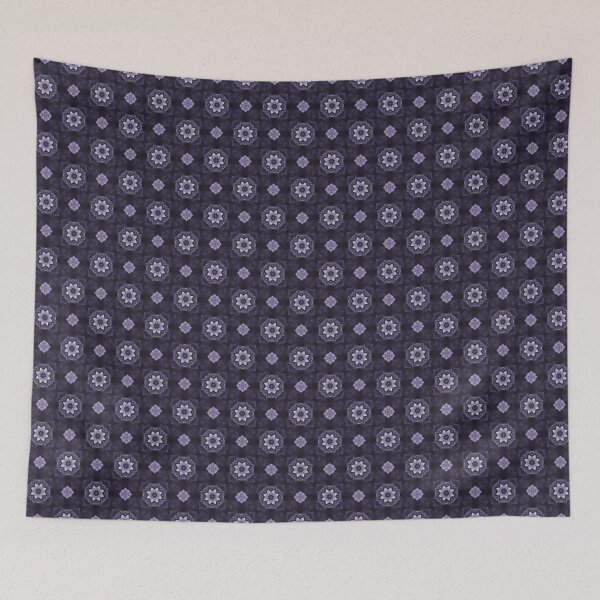 Item preview, Cottage Patchwork Star Mandala Pattern in Purple designed and sold by Artistestella.