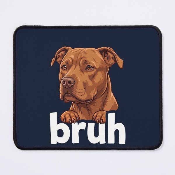 Item preview, Pitbull Bruh Funny Dog Lover Meme Misunderstood Art Tee designed and sold by ChinkyCat Official.