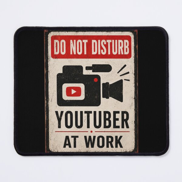 Item preview, Do Not Disturb - Youtuber at Work designed and sold by StudioRedKoala.
