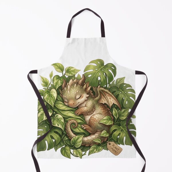 Item preview, Sleepy Botanical Dragon - Cute Plant Mom Forestcore designed and sold by Retro Mood Co.