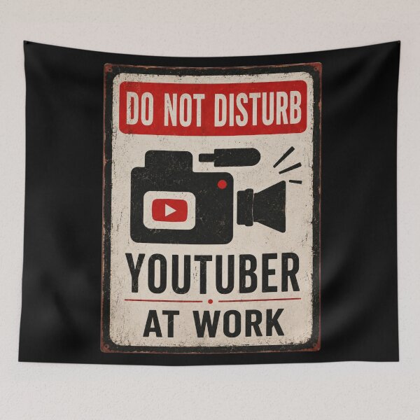 Item preview, Do Not Disturb - Youtuber at Work designed and sold by StudioRedKoala.