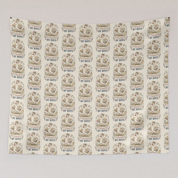 Item preview, Mother's Day Outnumbered By Boys Funny Goose Mom Life Boy 1 designed and sold by ChinkyCat Official.