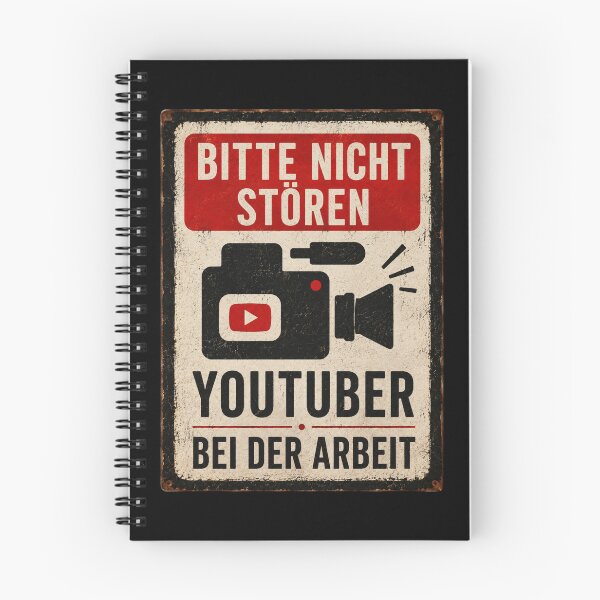 Artikelvorschau, Bitte Nicht Stören - Youtuber bei der Arbeit entworfen und verkauft von StudioRedKoala.