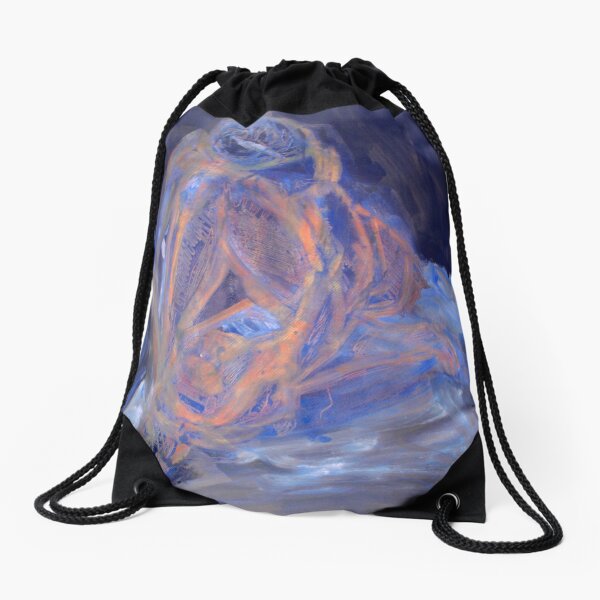 Hommage to Weston, painting on drawing paper Drawstring Bag