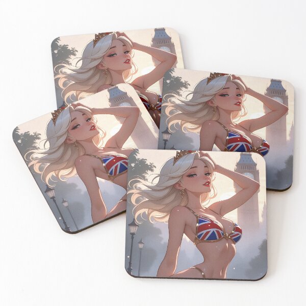 Item preview, London Pinup Union Jack Bikini Big Ben designed and sold by HappyOops.