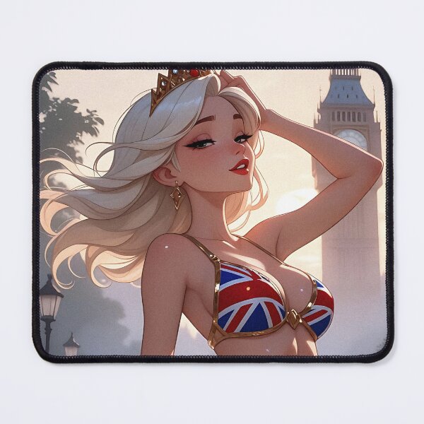 Item preview, London Pinup Union Jack Bikini Big Ben designed and sold by HappyOops.