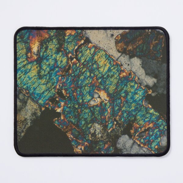 Item preview, Australian microscopic geological mineral thin section photograph designed and sold by MineralPhotos.