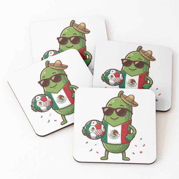 Item preview, Mexico Soccer Pickle Funny Mexican Football Fan Sombrero Graphic designed and sold by Basma Designs | Funny Shirts, Stickers & Mugs.