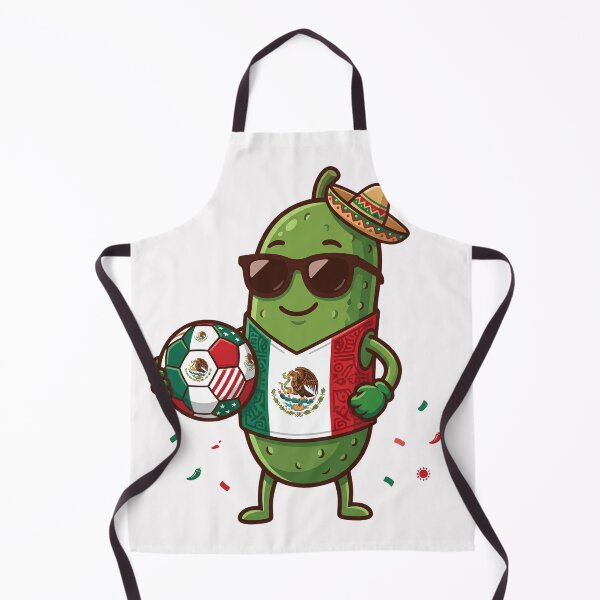 Item preview, Mexico Soccer Pickle Funny Mexican Football Fan Sombrero Graphic designed and sold by Basma Designs | Funny Shirts, Stickers & Mugs.