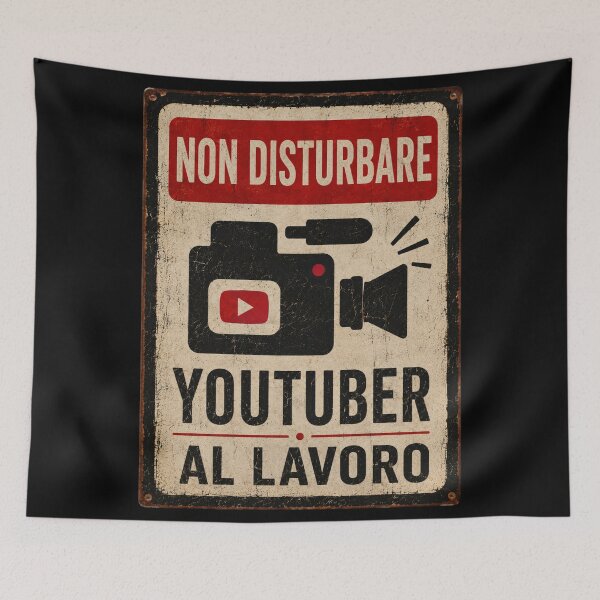 Item preview, Non Disturbare - Youtuber Al Lavoro designed and sold by StudioRedKoala.