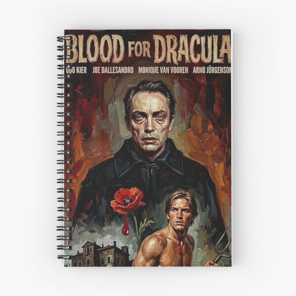 Item preview, The Count’s Desperate Thirst – Blood for Dracula Fine Art Print designed and sold by Art's Diner.