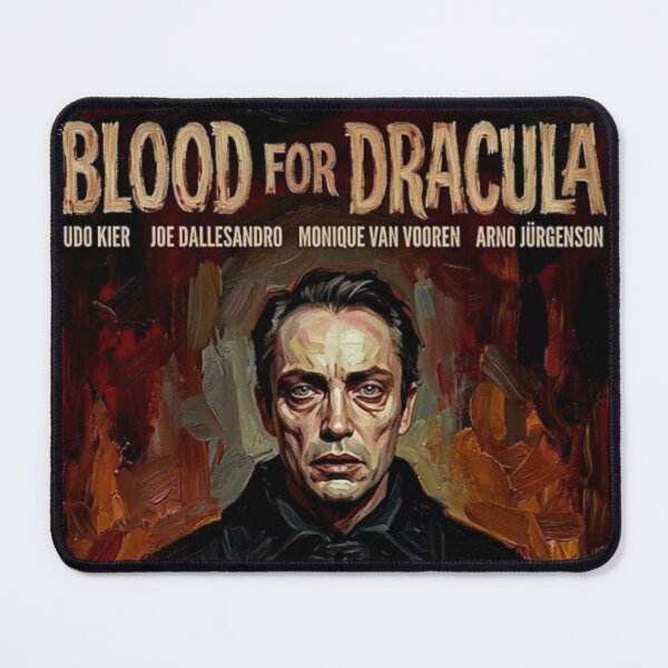 Item preview, The Count’s Desperate Thirst – Blood for Dracula Fine Art Print designed and sold by Art's Diner.