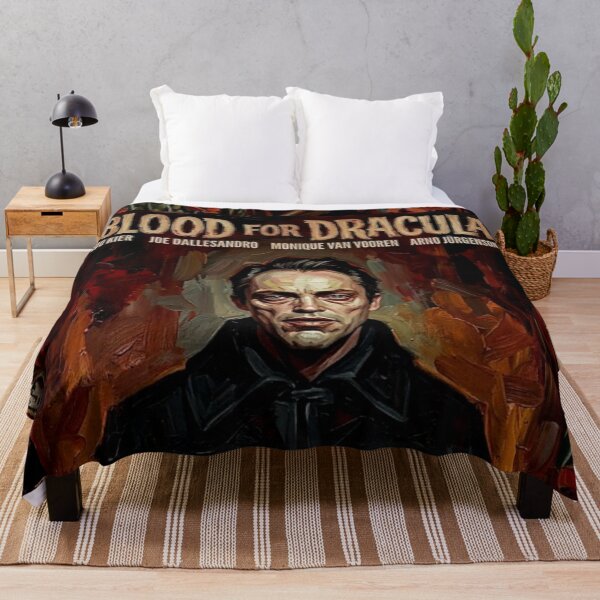 Item preview, The Count’s Desperate Thirst – Blood for Dracula Fine Art Print designed and sold by Art's Diner.