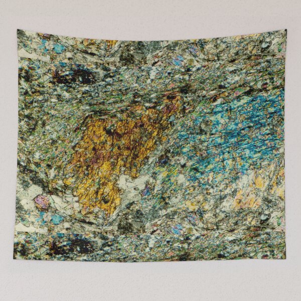 Item preview, Tremolite geological thin section mineral photo designed and sold by MineralPhotos.