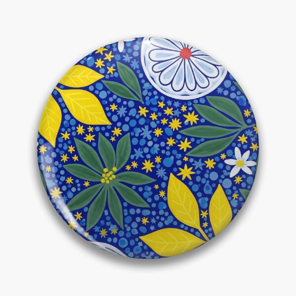 Item preview, Mediterranean Citrus Folk Pattern designed and sold by PixorStudio.