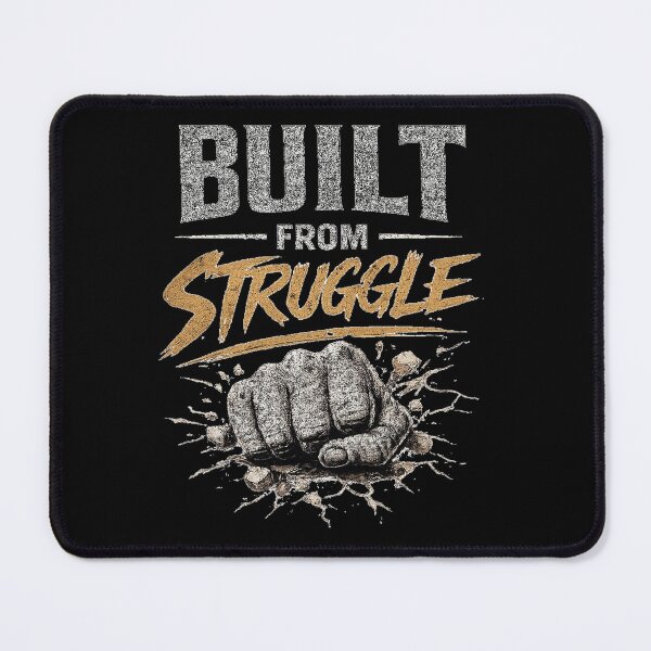 Item preview, Built From Struggle Motivation T-Shirt Powerful Mindset Design designed and sold by tupuedesmas.