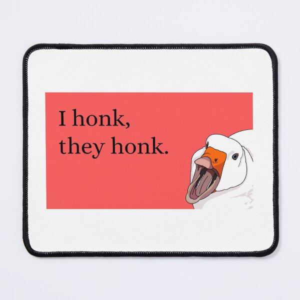 Item preview, “I Honk, They Honk” Yelling Goose v.1 Red designed and sold by HipGrandma.