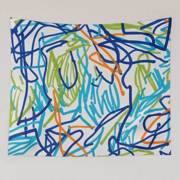Item preview, Chaotic Scribble Color Symphony designed and sold by PixorStudio.