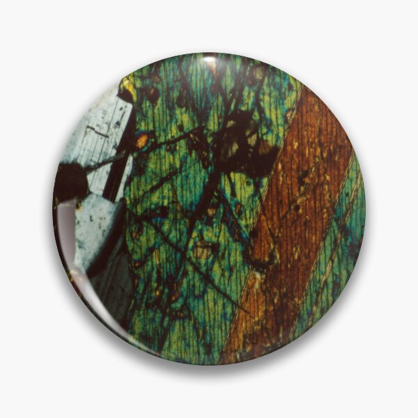 Item preview, Pyroxene and Feldspar Thin Section Mineral Photograph designed and sold by MineralPhotos.