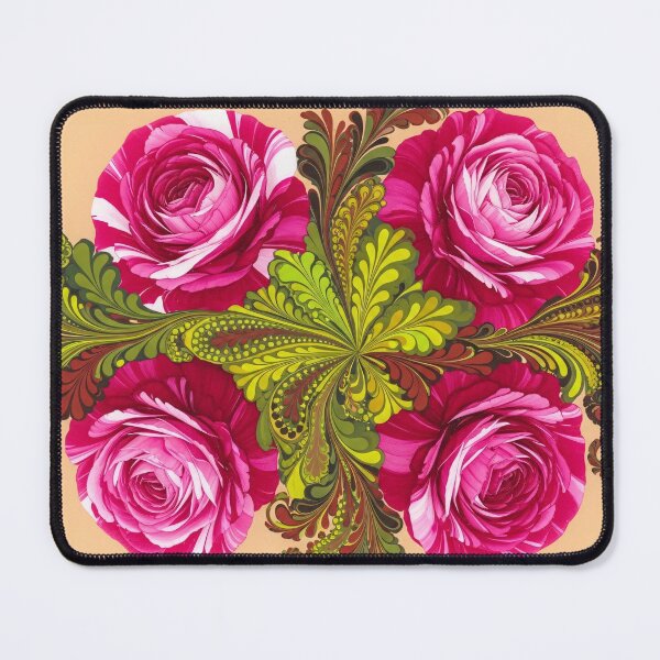 Item preview, Zhostovo Rose Folk Painting designed and sold by PixorStudio.